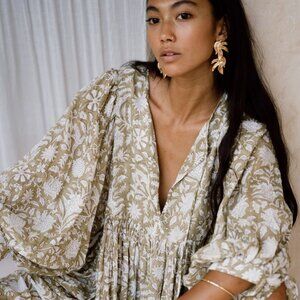 Daughters of India | Kyra Mini Dress – Olive